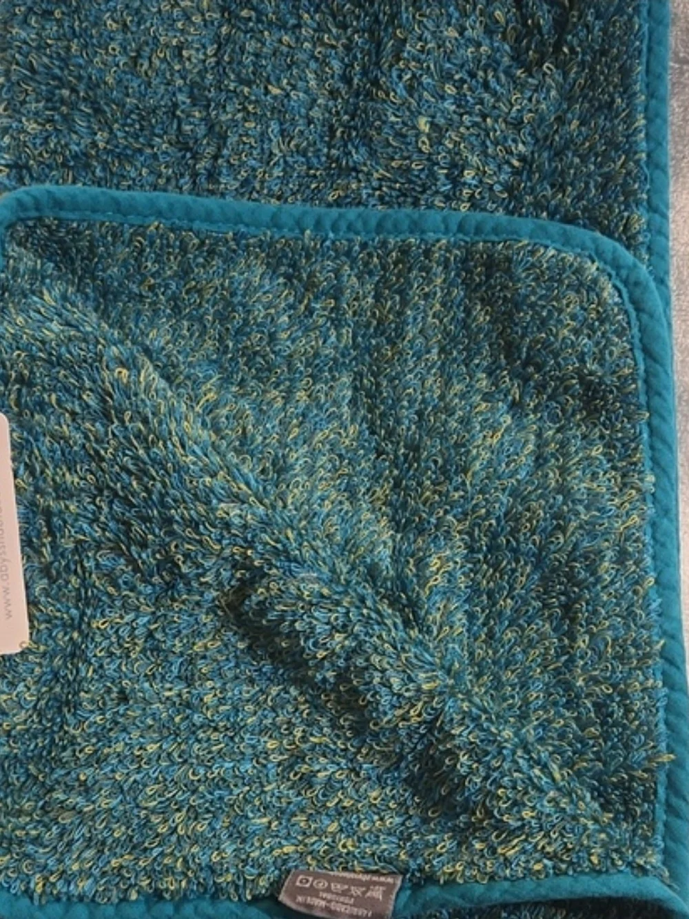 Abyss & Habidecor Teal Hand Towels